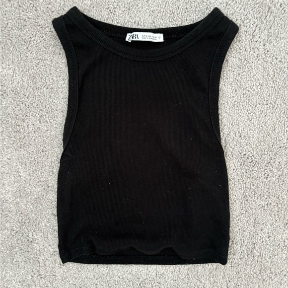 Black Ribbed Tank - Picture 2 of 4